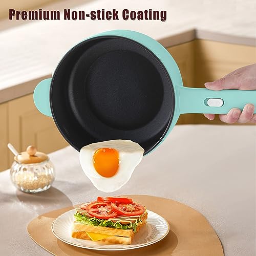 DEZIN 2L Electric Hot Pot with Steamer for Noodles, Soup & More